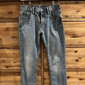 Gap 1969 Mens Slim Straight Jeans Medium Inigo Wash Faded 28x30 EUC